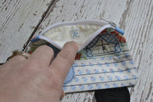 Camper Shaped Coin Purse -Re-Purposed Fabric - Group A - (3)