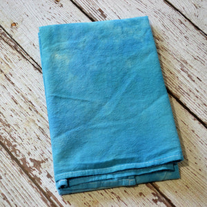 LIMITED QTY Hand-Dyed Floursack Towel, Multiple Colors Available, 30x30 Tea Towel (3)