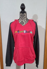 ONLY 2 LEFT! WOMENS MN HOODED RAGLAN V-NECK SWEATSHIRT
