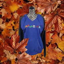 ONLY 2 LEFT! WOMENS MN HOODED RAGLAN V-NECK SWEATSHIRT