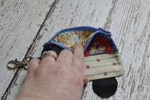 Camper Shaped Coin Purse -Re-Purposed Fabric - Group A - (3)