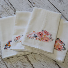 Winter Rose Raggy Floral State 30x30 Tea Towel (4)
