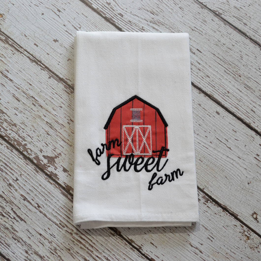 Farm Sweet Farm 30x30 Tea Towel (4)