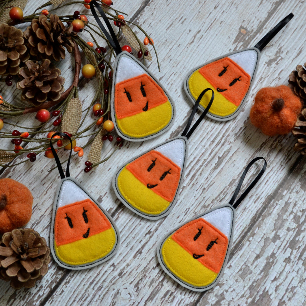 NEW! FALL - Fall Holiday Candy Felt Ornament (6)