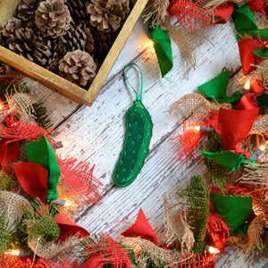 Winter Pickle Felt Ornament (6)