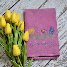 NEW! Spring - Hello Spring Hand Dyed 30x30 Tea Towel (2)