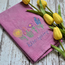 NEW! Spring - Hello Spring Hand Dyed 30x30 Tea Towel (2)