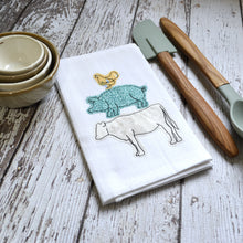 Farm Animals 30x30 Tea Towel (4)