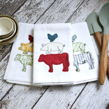 Farm Animals 30x30 Tea Towel (4)