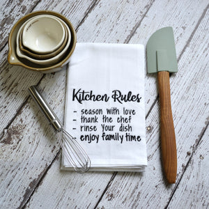 Kitchen Rules 30x30 Tea Towel (4)