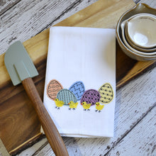 Eggs & Chicks 30x30 Tea Towel (4)