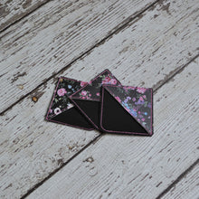 Corner Bookmark - Black Florals (12)