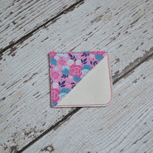 Corner Bookmark - Pink Florals (12)