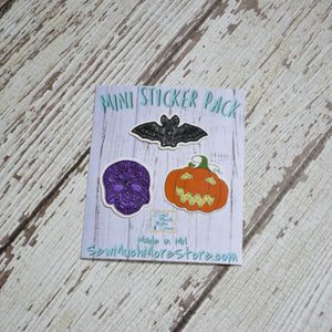 MINI FALL STICKER PACKS (case of 6 packs, 3 stickers per pack)