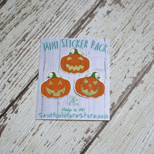 MINI FALL STICKER PACKS (case of 6 packs, 3 stickers per pack)