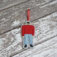 NEW! Lumberjack Felt Ornaments (6)