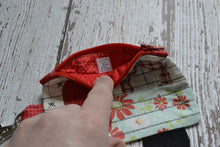 Camper Shaped Coin Purse -Re-Purposed Fabric - Group E - (3)