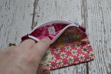 Camper Shaped Coin Purse -Re-Purposed Fabric - Group G - (3)