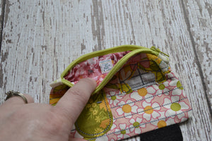 Camper Shaped Coin Purse -Re-Purposed Fabric - Group I - (3)