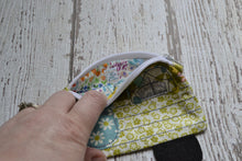 Camper Shaped Coin Purse -Re-Purposed Fabric - Group K - (3)