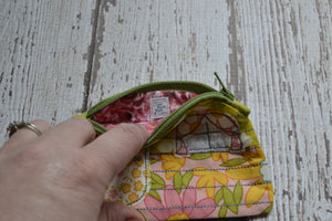 Camper Shaped Coin Purse -Re-Purposed Fabric - Group M - (3)
