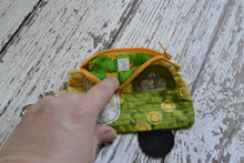 Camper Shaped Coin Purse -Re-Purposed Fabric - Group Q - (3)