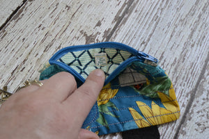 Camper Shaped Coin Purse -Re-Purposed Fabric - Group R - (3)