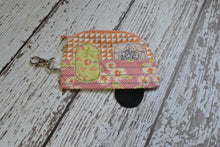 Camper Shaped Coin Purse -Re-Purposed Fabric - Group S - (3)