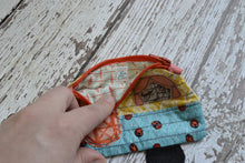 Camper Shaped Coin Purse -Re-Purposed Fabric - Group S - (3)