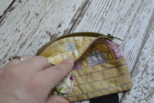 Camper Shaped Coin Purse -Re-Purposed Fabric - Group T - (3)