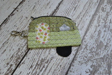 Camper Shaped Coin Purse -Re-Purposed Fabric - Group U - (3)