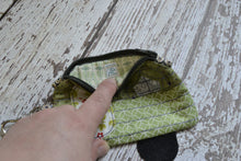 Camper Shaped Coin Purse -Re-Purposed Fabric - Group U - (3)