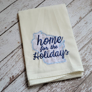 State - Home for the Holidays 30x30 Tea Towel (4)