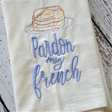 Pardon My French 30x30 Tea Towel (4)