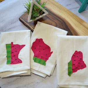 Watermelon State 30x30 Tea Towel (4)