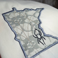 Spooky State Lace Applique 30x30 Tea Towel (4)
