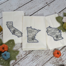 Spooky State Lace Applique 30x30 Tea Towel (4)