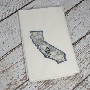 Spooky State Lace Applique 30x30 Tea Towel (4)