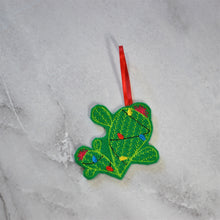 Winter Christmas Cactus Felt Ornament (6)