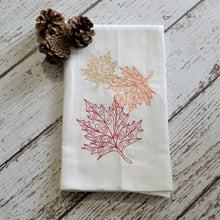 Fall - Lace Leaves 30x30 Tea Towel (4)