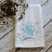 Winter - Snowman 30x30 Tea Towel (4)