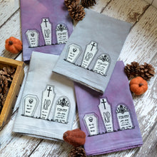 Fall - Glow in Dark Graveyard 30x30 Tea Towel (2)