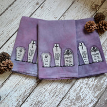 Fall - Glow in Dark Graveyard 30x30 Tea Towel (2)