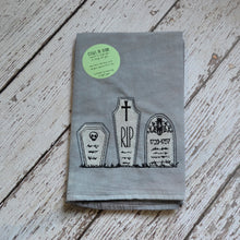 Fall - Glow in Dark Graveyard 30x30 Tea Towel (2)