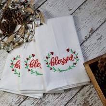 Winter - Blessed Christmas 30x30 Tea Towel (4)