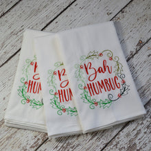 Winter - Bah Humbug 30x30 Tea Towel (4)