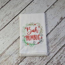 Winter - Bah Humbug 30x30 Tea Towel (4)