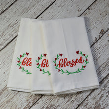 Winter - Blessed Christmas 30x30 Tea Towel (4)