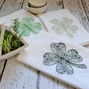 Spring - Lace Clover 30x30 Tea Towel (4)