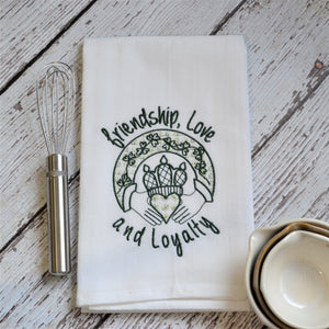 Spring - Claddagh Friendship 30x30 Tea Towel (4)